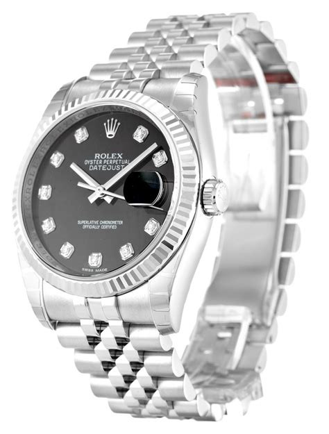 rolex datejust titan black|rolex datejust black face 36mm.